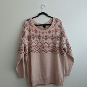 Torrid Pink Heart Sweater